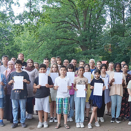 Schülerinnen und Schüler, Diesterweg-Stipendium, Gelände TKH, Andreas Hesse