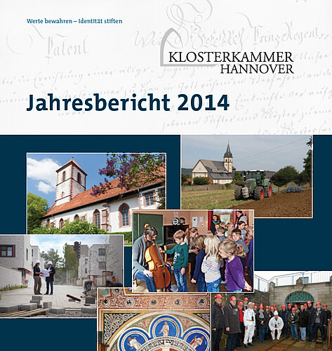 Das Cover des Jahresberichtes 2014 der Klosterkammer Hannover.