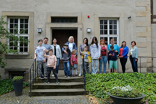 Ukrainische Flüchtlinge, Kloster Marienwerder, Äbtissin Ulrike Kempe