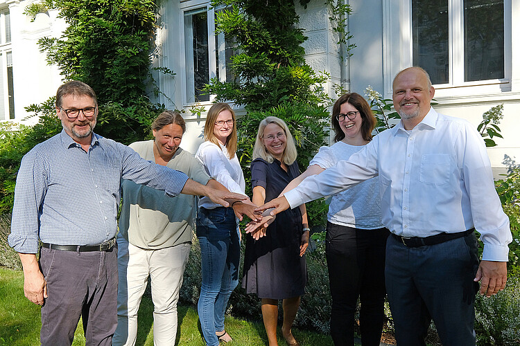 Mitarbeiterinnen und Mitarbeiter der Abteilung Liegenschaften. Foto: Harald Koch