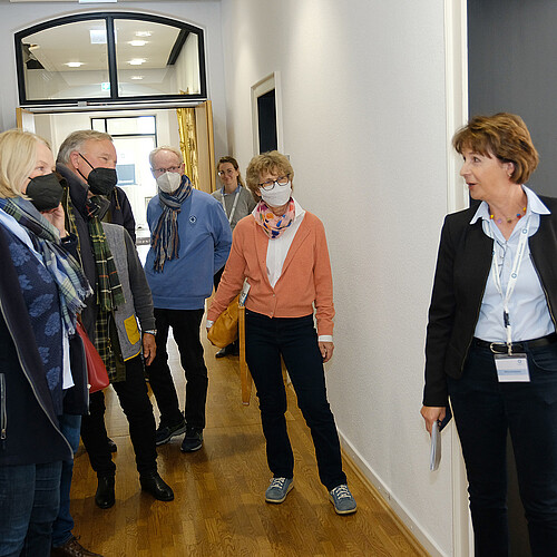 Blick in das Erdgeschoss des Dienstgebäude der Klosterkammer in Hannover