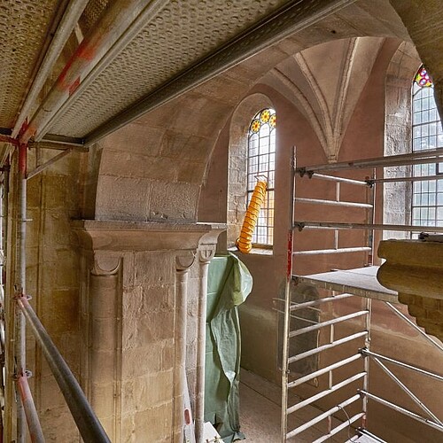 Baustellenansicht Kirche Wunstorf