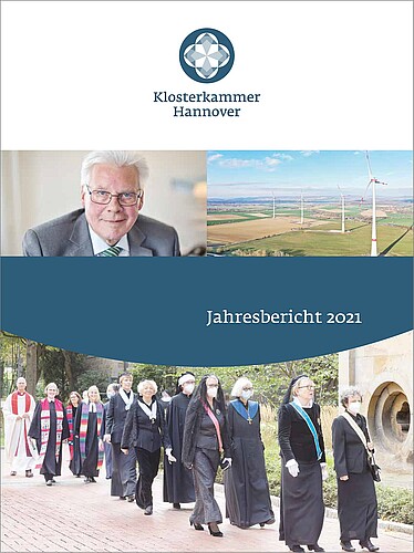 Die Titelseite des Jahresberichtes der Klosterkammer Hannover für das Jahr 2021.