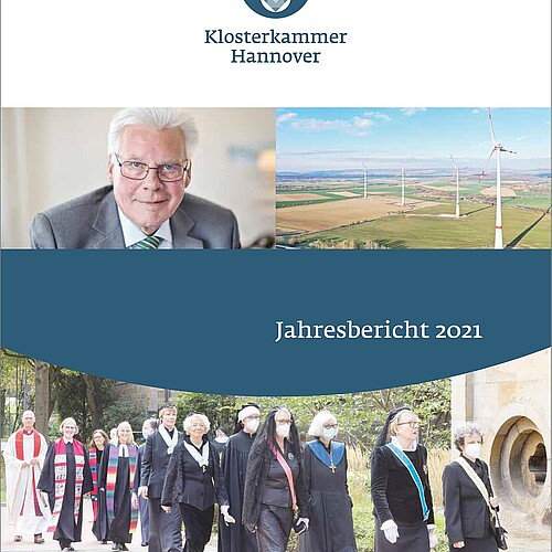 Die Titelseite des Jahresberichtes der Klosterkammer Hannover für das Jahr 2021.